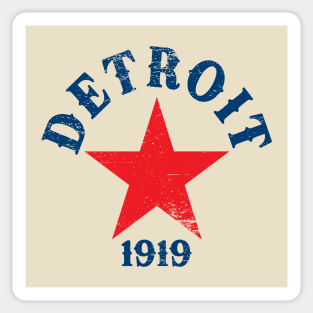 Detroit Stars Distressed Sticker